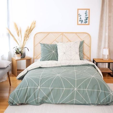Parure de lit avec Housse de Couette 220x240 cm