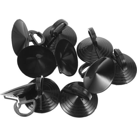 Lot de 200 Mini Ventouses Extractrices d'Ampoules en Silicone 35Mm Noires Outil Portable pour Changement Facile d'Ampoules Murales Compatible Ampoules Mini et Standard