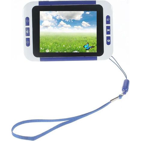 [NEVER USED] Portable LCD 3.5" Digital Video Magnifier for Reading, 2x-32x Vision Aid for the Elderly and Visually Impaired (EU Specifications)
