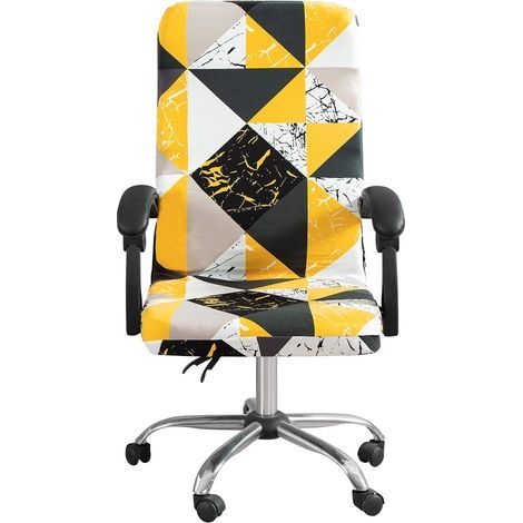 Universal Stretchable Microfiber Washable Office Chair Cover, Comfortable Stretchable Chair Cover for Executive Chairs L (1/5)