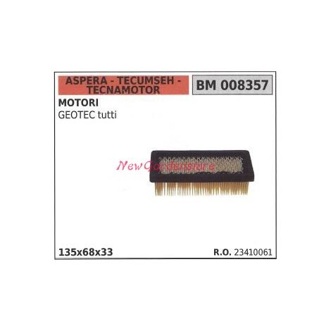Filtro aria ASPERA motore rasaerba tosaerba tagliaerba GEOTEC 008357