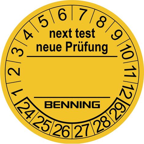 Benning 756212 Giallo (Ø) 30 mm 30 mm 300 pz.