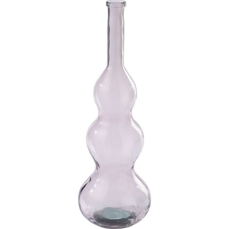 Vase haut en verre rose clair - rose clair (1/3)