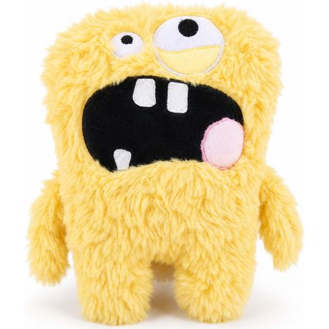Jaune monstre peluche chien jouet sonore mordant griffes (1/5)