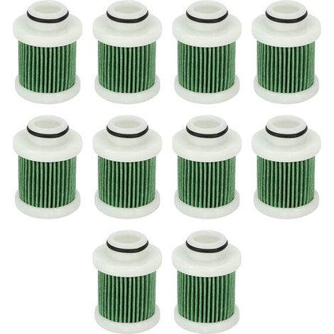 10 Stück Kraftstofffilter 6D8-WS24A-00 für Marine-Außenbordmotorenzubehör F40A F50 T50 F60 T60 F70 F90 F115 (1/2)