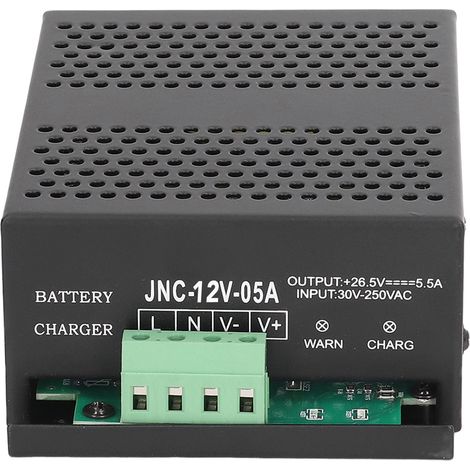 Chargeur de batterie pour générateur CA 30-250 V avec protection renforcée pour véhicules automobiles JNC-12V-5A, sortie 13,8 V (1/5)