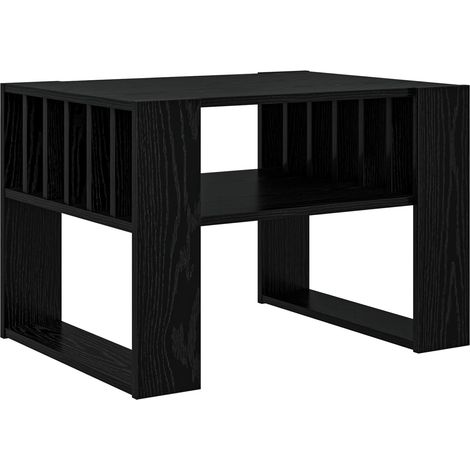 Maison Exclusive - Couchtisch Schwarz Eichen-Optik 66 x 49,5 x 45