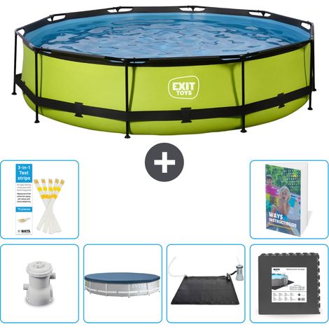 Exit Pool Rund - 360x76 cm - 7-teilig S195