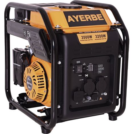 Groupe électrogène inverter 3500 W moteur Kiotsu KT-210 démarrage manuel (1/2)