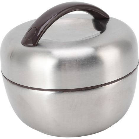 Boîte à lunch isotherme sous vide de 0,8 L en acier inoxydable 304, étanche, portable, double paroi, idéale pour les voyages. (1/5)