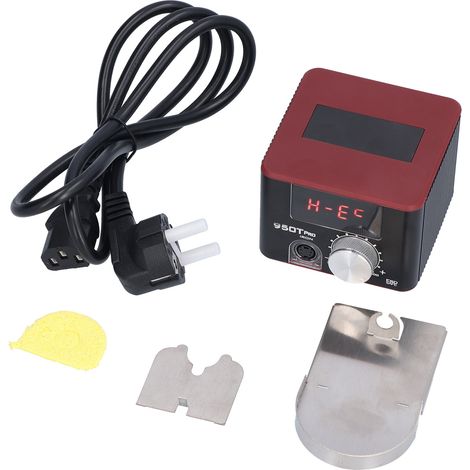Station de soudage 950T PRO, température précise antistatique, chauffe rapide portable, fer à souder réglable AC100-240V prise UE, contrôle thermique exact. (1/5)
