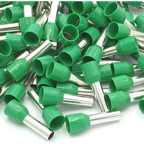 Embouts à sertir 100pcs 6mm vert isolé cordon simple (1/2)