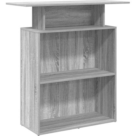 Maison Exclusive - Empfangstheke Grau Sonoma 100x40x104 cm Holzwe