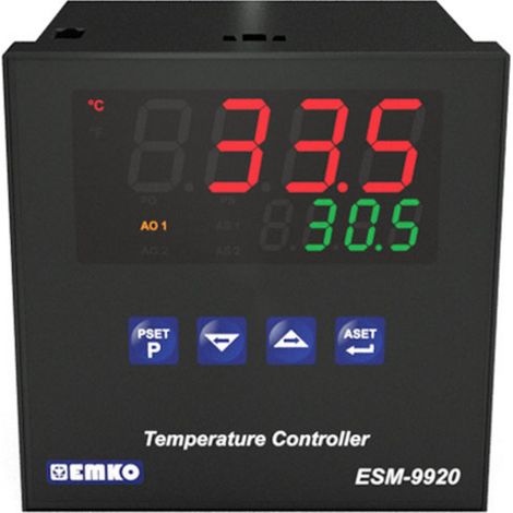 Emko ESM-9920.5.20.0.1/01.02/0.0.0.0 2-Punkt, P, PI, PD, PID Temperaturregler Pt100, J, K, R, S, T - (1/5)