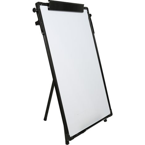 Tableau blanc sur support - Magnétique - 6090cm Noir (1/5)