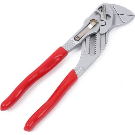 Pinza chiave, cromata, 250 mm, presa continua fino a 52 mm, regolazione fine tramite pulsante, chiave regolabile, sostituisce le chiavi a forchetta (1/4)