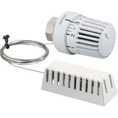Oventrop – Tête thermostatique de radiateur avec bulbe à distance – Plage de réglage 7-28 °C – Raccord M30x1,5 – Dispositif anti-gel