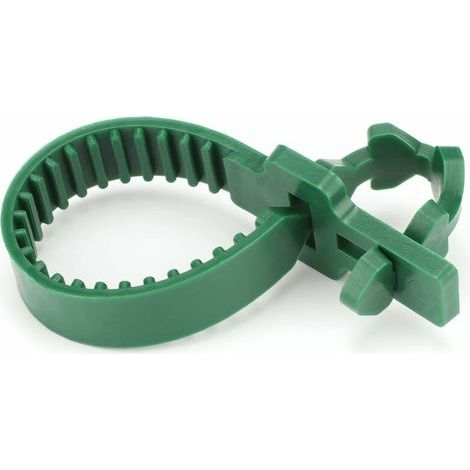10 pièces 24 cm robuste en caoutchouc souple plante arbre sangles réglable emboîtement jardin attaches pour arbuste Rose plante arbre Support (1/5)