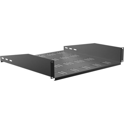 Etagère fixe pour rack sol et rack mural 19'', Profondeur 460mm, Hauteur 2U