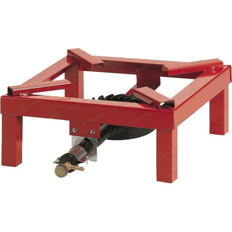 FORNELLONE A GAS BOMBOLA CM 40 X 40 IN METALLO ROSSO / NERO FORNELLO (1/4)