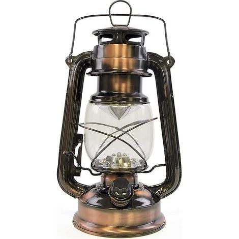 Lampe tempête LED avec 15 LED lumineuses / Poignée de transport / Conception résistante aux intempéries / Réglages de luminosité variables (1/5)