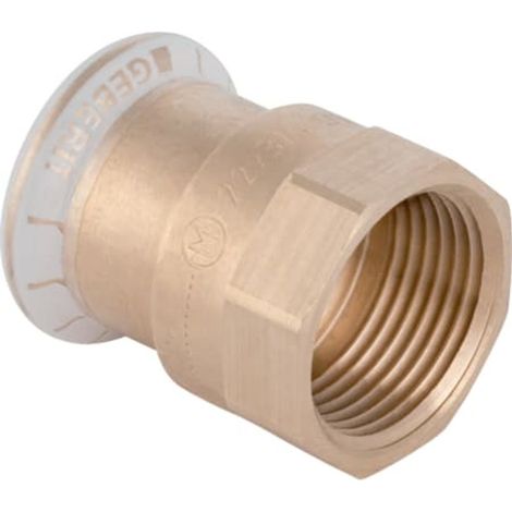 Geberit Mapress Rame Raccordo di transizione con filetto interno, DN 10, dø 12 mm, 61845