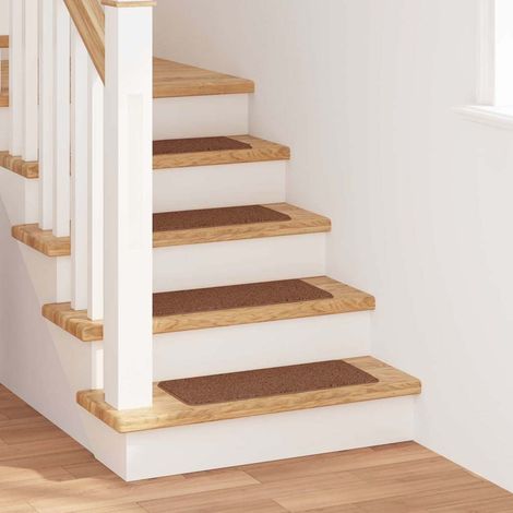 vidaXL Tapis Antidérapants pour Escaliers 15 pcs Jaune 60 x 25 cm PP (1/5)