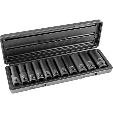 Set de 11 vasos de impacto HEXAGONAL de 1/2" JBM 52342