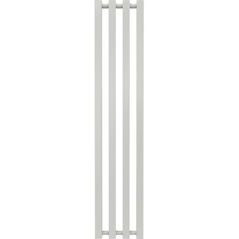 RADOX Radiateur à eau chaude mural - Kolona SP 35 blanc - 1200 x 245 mm - 4 tubes - 346 W - Fixations incluses