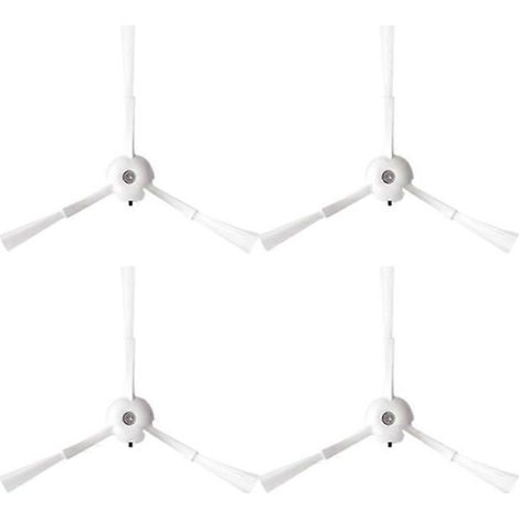 Lot de 4 brosses latérales de rechange pour aspirateur robot Roborock P10 / Roborock Q Revo (1/5)