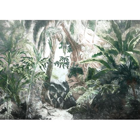 Papier peint panoramique méditerranéen,modern Fata Morgana (1/4)