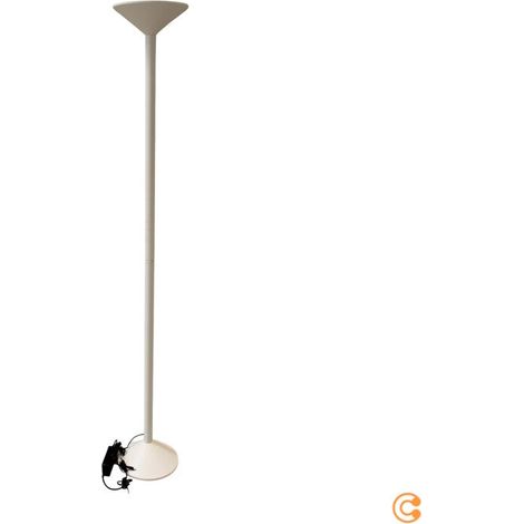 [GEBRAUCHT] B-Ware Fabas Luce Stehleuchte Standlampe LED Tratto Weiß Metall Dimmer Touch Wohnzimmer (1/2)