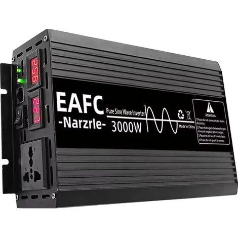 Onduleur à onde sinusoïdale, onde sinusoïdale pure, haute efficacité, 3000W (1/2)