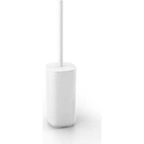 Porte brosse à poser blanc en résine mod. Pod
