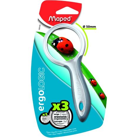 039100 lente de aumento y lupa 3x Gris