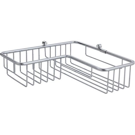 Panier de douche d'angle 27277 cm chrome - CRISTINA ONDYNA SH86851 (1/2)