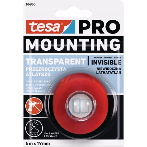 Nastro biadesivo tesa PRO 5 m x 19 mm trasparente (1/5)