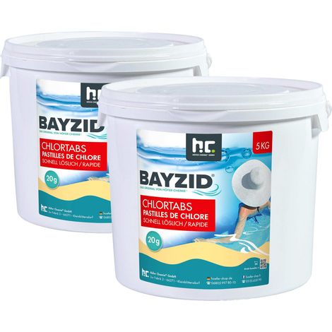 2x 5 kg BAYZID® Chlortabs 20g schnell löslich
