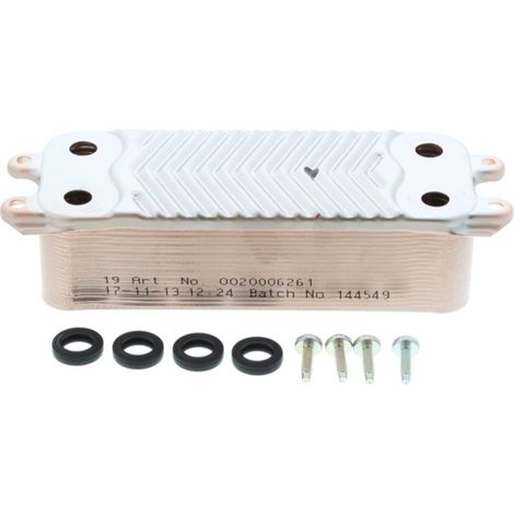 Vaillant 0020038572 Heat Exchanger - 19 Plate  Replacement Spare Part