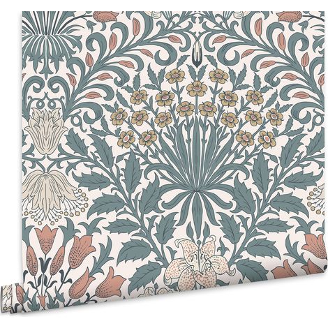 William Morris At Home Vliestapete Garden Blau 10mx52cm (1/5)