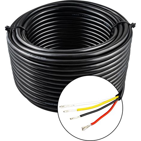 Câble Électrique 20 AWG 4 Conducteurs 0.5mm² 20m (1/5)