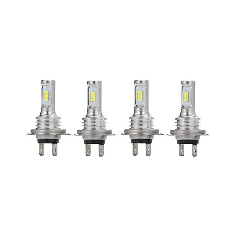 Bombillas LED H7 de 80 W para faros antiniebla – Luz blanca de 6000 K – Disipación de calor optimizada – Instalación plug-and-play – Clasificación IP68 (1/4)