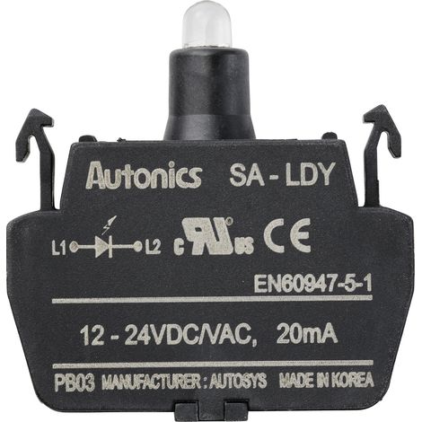 TRU COMPONENTS SA-LDY LED-Element Gelb 12 V, 24 V 1 St.