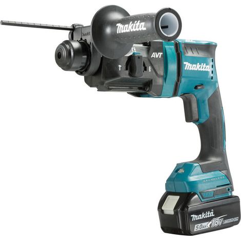 Makita DHR182ZU martillo combinado inalámbrico azul y negro (1/4)