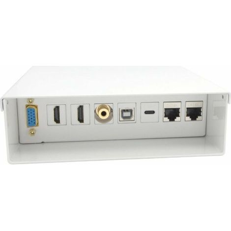 Caja de Conexiones Aisens A127-0720/ VGA - 2x HDMI - Jack 3.5 - USB Tipo-C - USB - 2x RJ45 (1/3)