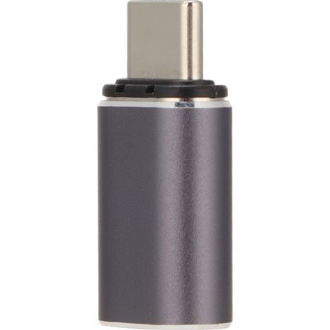 Adaptateur USB-C Magnétique en Aluminium, 40 Gbps, Réversible pour Ordinateur et Bureau