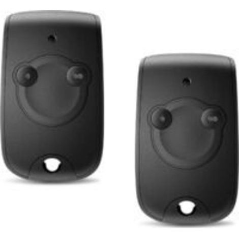 2 Pièce Remplacement pour télécommande 1841026, télécommande portail 433,92MHz 2 canaux, pour contrôler 2 moteurs de portails et portes de garage
