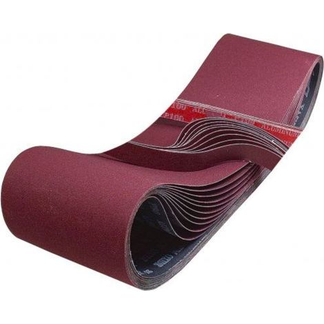 Bande abrasive sur papier pour le bois - emballé par 5 pièces. Jet SBJ150X2032-K80
