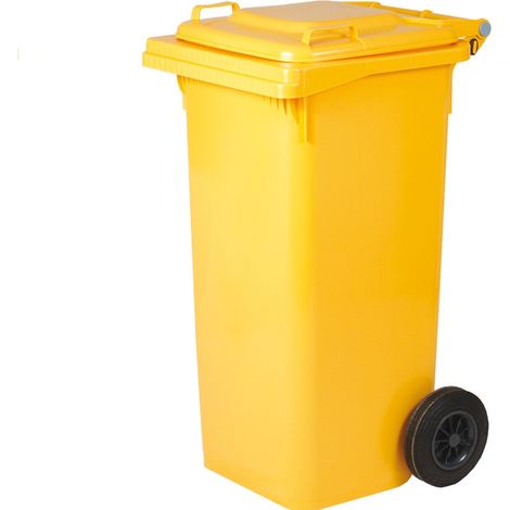 Bidone per raccolta differenziata 240Lt ICS - Yellow