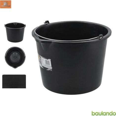 Seau de chantier, seau de nettoyage, seau de peinture 16L avec bord verseur (1/2)